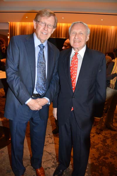 Ted Olson and Donald Billings.  Photo by:  Rose Billings/Blacktiemagazine.com