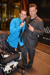 Bryan Anderson  and Stephen Baldwin.  Photo by:  Rose Billings/Blacktiemagazine.com