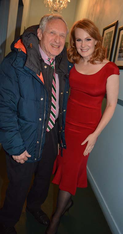 "Birthday Boy" Donald Billings and  Kate Baldwin.  Photo by:  Rose Billings/Blacktiemagazine.com