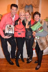  Jeff Bernhard, Dianne Bernhard, Allison Bernhard and Mary E Cava,.  Photo by:  Rose Billings/Blacktiemagazine.com