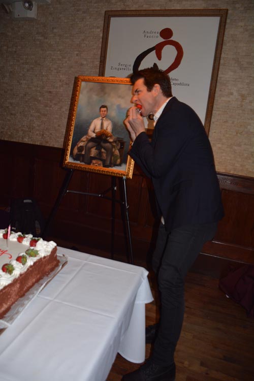  Andy's Portrait and a Taste of Berry from Cake.  Photo by:  Rose Billings/Blacktiemagazine.com