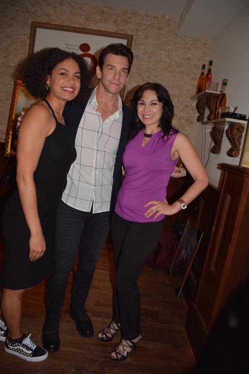 Barrett Doss, Andy Karl and Valerie Smaldone.  Photo by:  Rose Billings/Blacktiemagazine.com