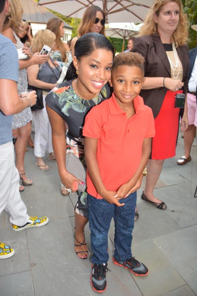 Mashondra Tifrere and her son Kasseem Dean Jr...beautiful mother and son.  Photo by:  Rose Billings/Blacktiemagazine.com