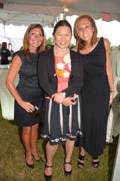 Dr. Lauren Cassell, Chief of Breast Surgery Lenox Hill Hospital, Dr. Gwen Korovin,Voice Doctor, and in center Dr. Constance M. Chen, Breast Reconstruction .  Photo by:  Rose Billings/Blacktiemagazine.com 