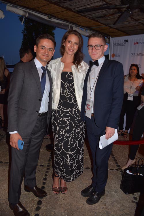 Isaac Logan, Christy Turlington and Benjamin Schmidt.  Photo by:  Rose Billings/Blacktiemagazine.com