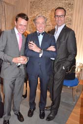 Roric Tobin, Geoffrey Bradfield, and John Smiroldo.  Photo by:  Rose Billings/Blacktiemagazine.com