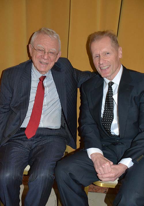 Drs.  Herbert Pardes and Karl Krieger . Photo by:  Rose Billings/Blacktiemagazine.com