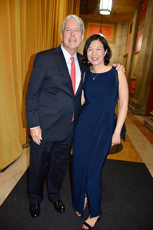 Lifeforce In Later Years Board President and Vice President, Andrew Jenkins and Audrey Wu. Photo by:  Rose Billings/Blacktiemaagzine.com