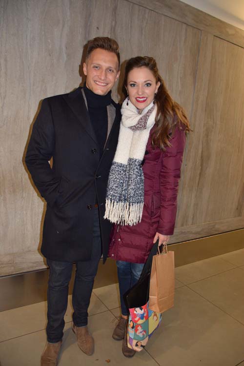 Laura Osnes  with her wonderful husband Nathan Johnson .  Photo by:  Rose Billings/Blacktiemagazine.com