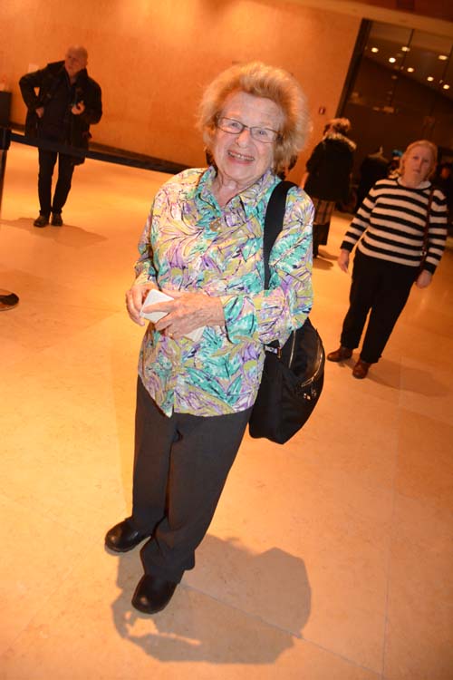  Dr. Ruth Westheimer.  Photo by:  Rose Billings/Blacktiemagazine.com