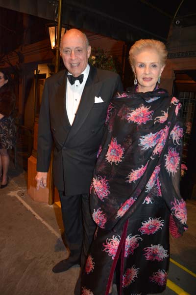 Reinaldo Herrera Herrera and Carolina Herrera.  Photo by:  Rose Billings/Blacktiemagazine.com