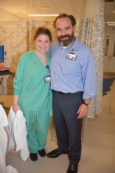 Renee Soyferman and Shawn Cafferata, MD (Anesthesia Staff) .  Photo by:  Rose Billings/Blacktiemagazine.com