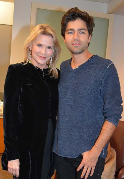 Patricia Duff (Founder/CEO The Common Good) and actor Adrian Grenier .  Photo by:  Rose Billings/Blacktiemagazine.com