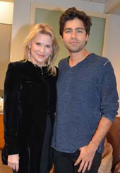 Patricia Duff (Founder/CEO The Common Good) and actor Adrian Grenier.  Photo by:  Rose Billings/Blacktiemagazine.com