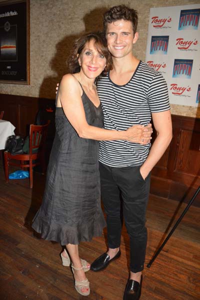  Andrea Martin and Kyle Dean Massey.  photo by Rose Billings/Blacktiemagazine.com