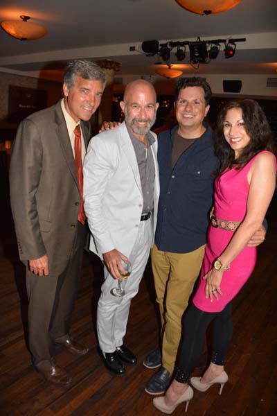  Bruce Dimpflmaier, Clint Bond Jr., Daniel M.Posener and Valerie Smaldone.  photo by Rose Billings/Blacktiemagazine.com