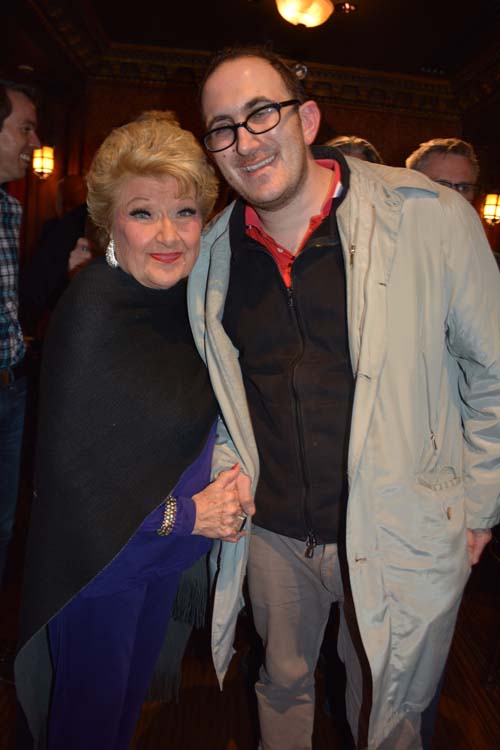 Marilyn Maye and Nick Raynes .  Photo by:  Rose Billings/Blacktiemagazine.com