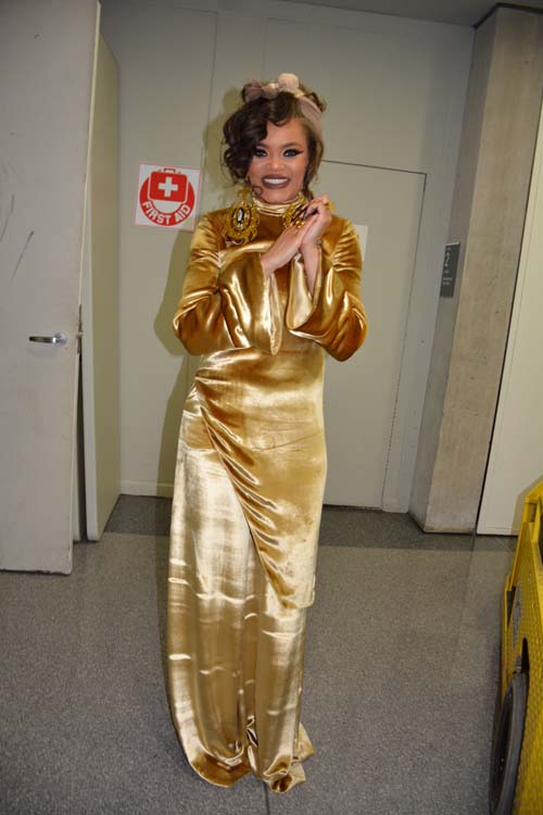 Andra Day launches her new Hit Amen at New York International Auto Show.  Photo by:  Rose Billings/Blacktiemagazine.com