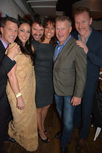 Cameron Douglas, Angela B. Thomas, Thomas Morgan,Laurie Kaman,  Roger Jackson and Morgan Spurlock.  Photo by;  Rose Billings/Blacktiemagazine.com