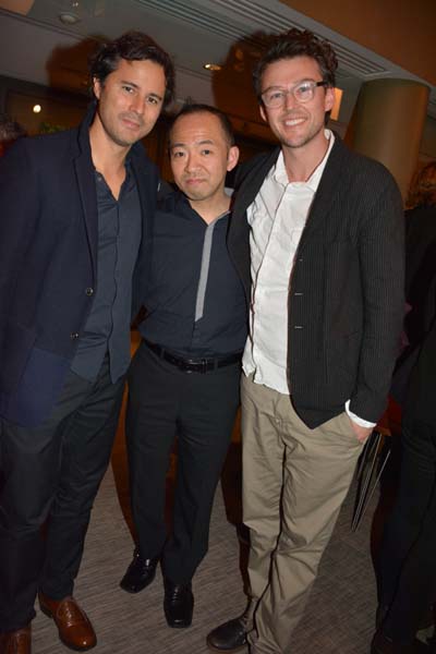 Franck, Kaz and Jonathan.  Photo by:  Rose Billings/Blacktiemagazine.com