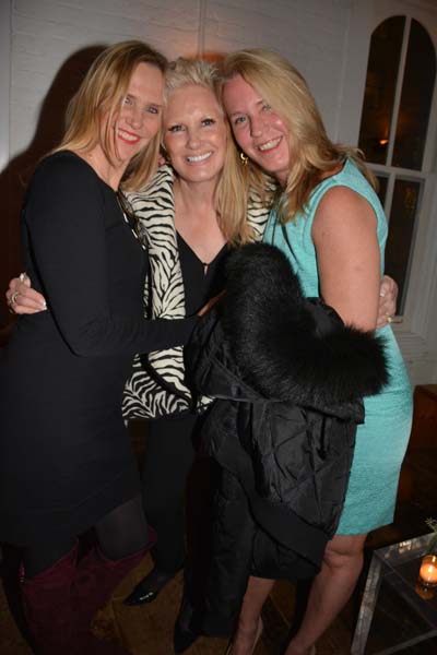 Susan Duffy, Dianne Bernhard and Hilary Weldon.  Photo by:  Rose Billings/Blacktiemagazine.com