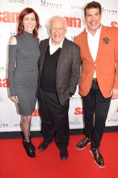 Carrie Preston, Mel Brooks and Bryan Batt .  Photo by:  Rose Billings/Blacktiemagazine.com