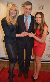 Sara Herbert Galloway, Jim Luce and Alana Galloway (Honoree).  Photo by:  Rose Billings/Blacktiemagazine.com