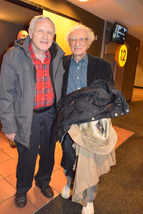 Donald Billings and Sheldon Harnick.  Photo by:  Rose Billings/Blacktiemagazine.com