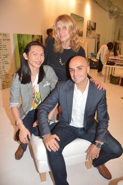 Jeremy Hu, Daniela Zahradnikova and Frederico Gouveia.  Photo by:  Rose Billings/Blacktiemagazine.com