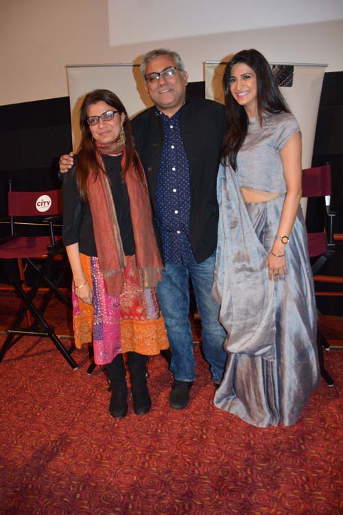 Director Alankrita Shrvastava Lipstick Under My Burka, Aseem Chhabra, and Actress  Aahana Kumra.  Photo by: Rose Billings/Blacktiemagazine.com