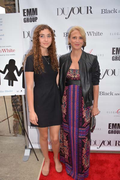 Violet and her mom Fashion Designer Nanette Lepore.  Photo by:  Rose Billings/Blacktiemagazine.com