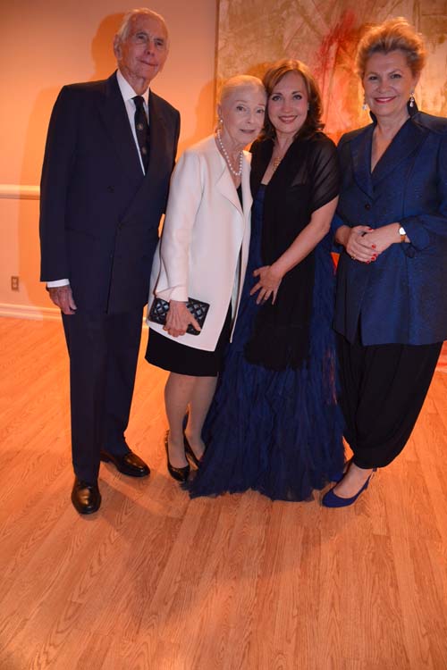 Former US Ambassador to Hungary H.E. Donald Blinken with his wife, Vera Blinken and Andrea Rost and Ambassador Bogyay.  Photo by  Rose Billings/Blacktiemagazine.com