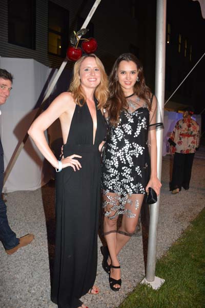 Anastasia Sirola and Anne Huntington.  Phoot by:  Rose Billings/Blacktiemagazine.com