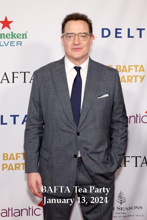 BAFTA Tea Party 2023 Brendan Fraser