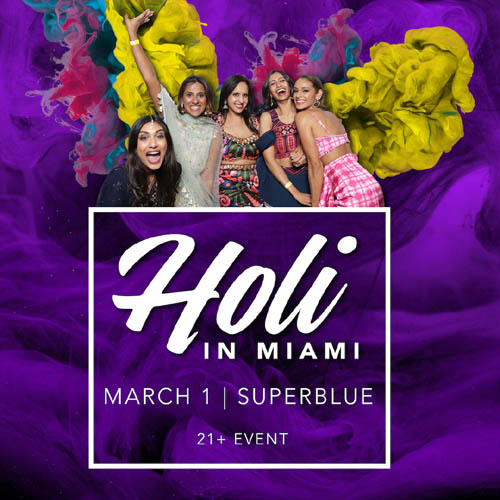 The Desai Foundatuion / Holi in Miami