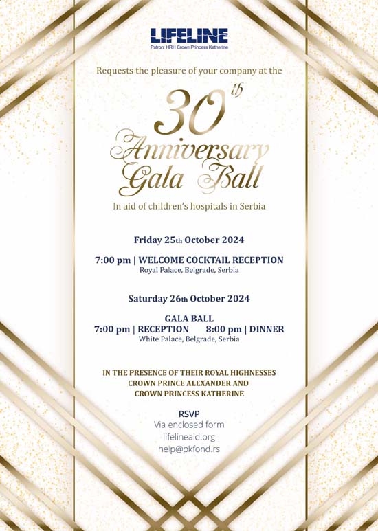 Lifeline 30th Anniversary Gala Ball