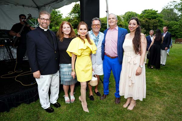 Fr. Edwards, Nancy Kane, Jean Shafiroff , Peter Hallock, Doug Halsey and Liana Mizzi