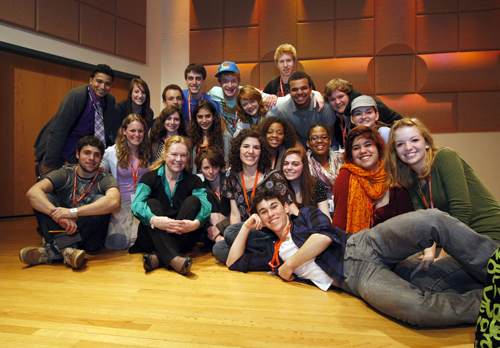 Liv Ullman Master Class with 2010 YoungArts Theater Finalists