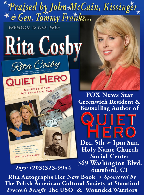 Rita Cosby Booksigning "Quiet Hero"