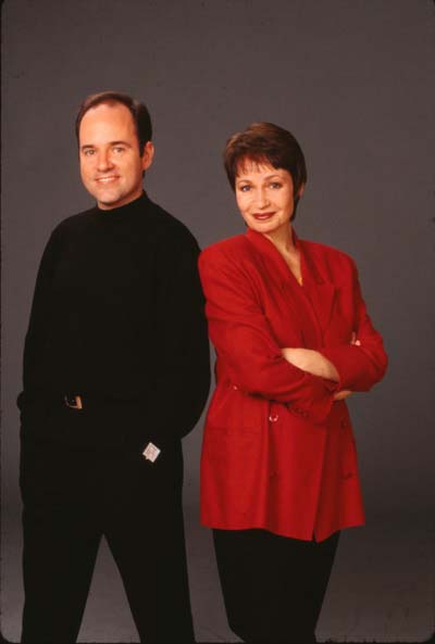 Lynn Ahrens & Stephen Flaherty.  Photo by:  Joan Marcus