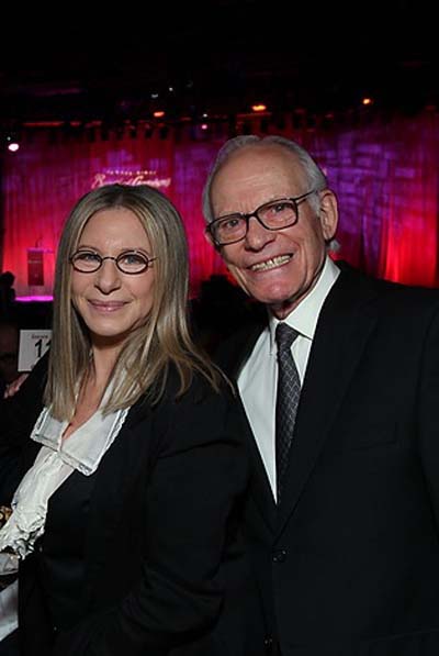 Barbra Streisand and Alan Bergman at the Cedars-Sinai Board of Governors Gala on Tuesday, November 8, 2011 at the Beverly Hilton Hotel. Photo by: Alex Berliner / AP