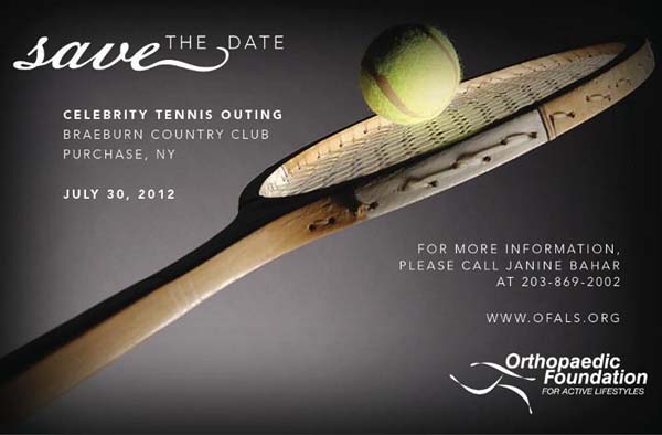 Orthopaedic Foundation Celebrity Tennis Outing