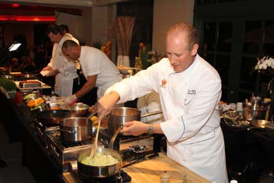 The competition heats up as Chef, Bart Messing of Woodfield Country Club stirs the pot on his competitors! 