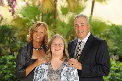 Ruth Henderson, Katie Henderson and 2013 Place of Hope Golf Invitational Chair George Henderson