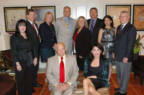 2014 Honor Your Doctor Committee standing from left: Deborah Freudenberg,Bill Cappeller, Janice Williams, Jon Kaye, Meryl Charnow, Alan Kaye, Gloria Hosh, , David Katz