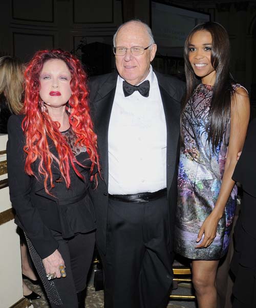 Cyndi Lauper, Dr. Perry Robins, Michelle Williams  THE SKIN CANCER FOUNDATION's Skin Sense Awards Gala 2013 Plaza Hotel,NYC, October 15, 2013Patrick McMullanPhoto - Nicholas Hunt/ PatrickMcMullan.com