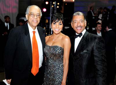 Bernard Brooks with Denise and Conrad Mallett of Detroit Brief: Dance Theater of Harlem Exhibit Reception at the Charles H. Wright Museum of African American History in Detroit. Friday, September 09, 2011.Photo by Ricardo Thomas/The Detroit News