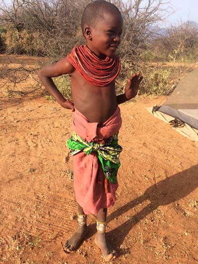 Child of Thorn Tree, of the nomadic tribes of Northern Kenya. Photo by; Linda Pagan