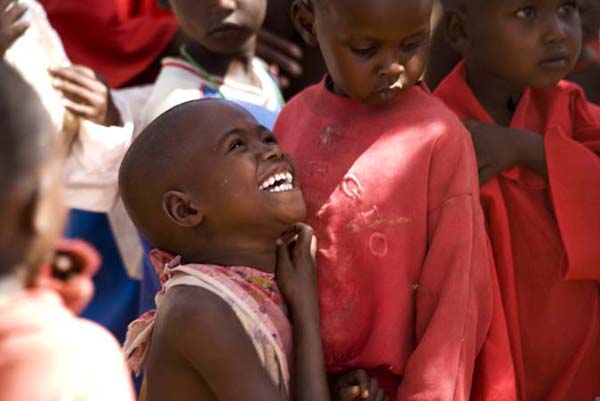 One of the little girls of the nomadic tribes of Northern Kenya, who is being educated  by the Thorn Project...Photo by:  Daniel Aubry