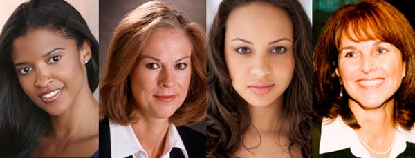 2016 Elly Awards Presenters Renee Elise Goldsberry, Christie Hefner, Jasmine Cephas Jones & Cathy Baron Tamraz